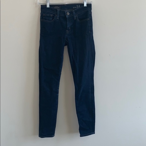 J.Crew dark toothpick jeans size 24! - Picture 2 of 7